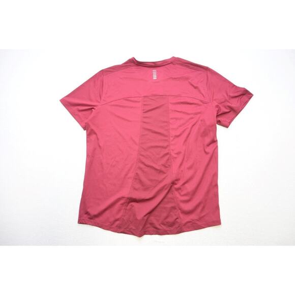 Under Armour Gym Shirt Fitted HeatGear Maroon Short Sleeve Mens Sz XL - Picture 9 of 10